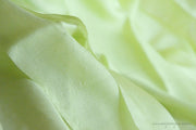 Organic Handwoven Peace Silk Fabric - FQ, Yardage & Bolts - MIDSUMMER DAYS ( Lime Sorbet )