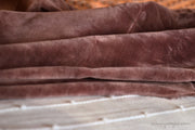 Organic Cotton Velvet Fabric - DOLCE VITA ( Cocoa Pod )