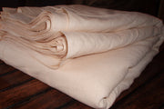 Unbleached organic cotton fabric for Produce Bags - LOOMSTATE (Produce Bag Fabric, Unbleached Dyeable)