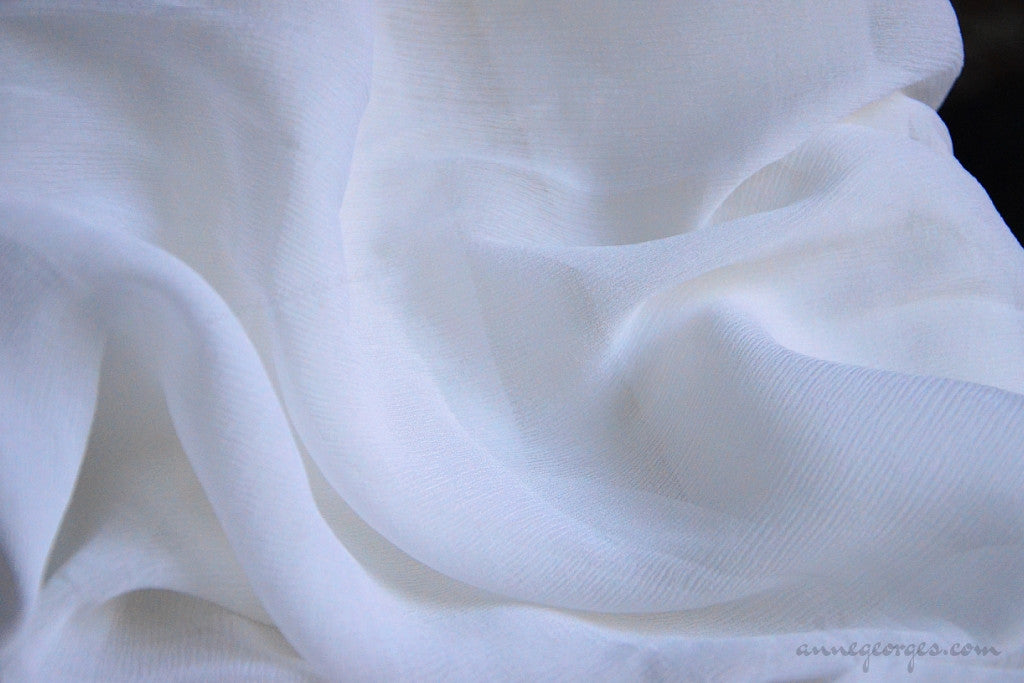 Pure Silk Chiffon Dyeable ( Natural Fabric Yardage & Bolts, Prepared f –  AnneGeorges