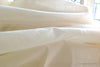 Organic Cotton Handwoven Fabric - LOOMSTATE ( Sateen, Unbleached Dyeable )