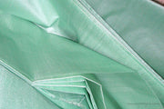 Organic Handwoven Peace Silk Fabric - FQ, Yardage & Bolts - ICE SODA ( Bay Green )