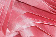 Organic Handwoven Peace Silk Fabric - FQ, Yardage & Bolts - ICE SODA ( Salmon )