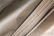 Organic Handwoven Peace Silk Fabric - FQ, Yardage & Bolts - ICE SODA ( Silver Grey )