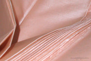 Organic Handwoven Peace Silk Fabric - FQ, Yardage & Bolts - ICE SODA ( Blush )