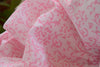 Block Printed Organic Cotton Fabric - SWEET SUMMER ( Floral Frieze, Candy )