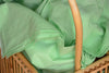 Organic Cotton Fabric. Super Soft & Light - ANGEL'S BREATH ( Bay Green)