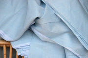 Organic Cotton Fabric. Super Soft & Light - ANGEL'S BREATH ( Duck Egg Blue )