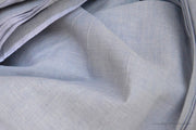 Organic Cotton Fabric. Super Soft & Light - ANGEL'S BREATH ( Fog Blue )