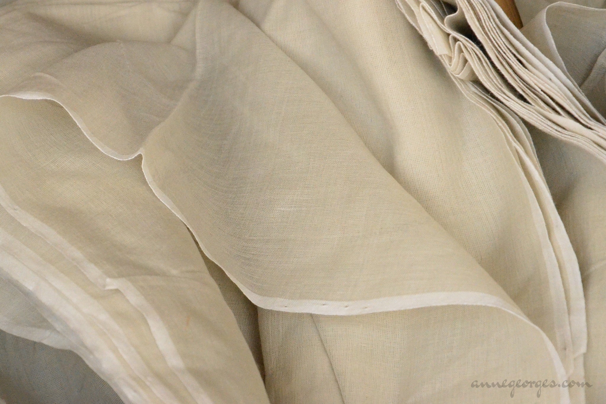 Organic Cotton Fabric. Super Soft & Light - ANGEL'S BREATH ( Salmon Pink )