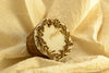 Hand Block Printing Wooden-Metal Stamp with Floral Embossing ( Garden Wreaths 07 )