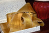 Handwoven Mulberry Silk Trim with Gold Brocade Thread. ( Temple Dancer Beige Diamonds )