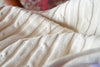 Cable Knit Fabric Yardage. Natural uncolored, dyeable fabric. Staithes. 22 in / 55 cm wide.