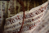 Silk Cotton Boucle Tweed Fabric by the Yard. Designer Collection - Minerva - Burgundy and Cream - 50'' / 127cm W