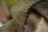 Silk Cotton Boucle Tweed Fabric by the Yard. Designer Collection - Thor - Beige and Black - 56'' / 142cm W