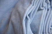 Organic Cotton Velvet Fabric - VINTAGE MEMORIES ( Powder Blue )