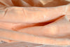 Organic Cotton Velvet Fabric - DOLCE VITA ( Peaches )
