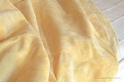 Organic Cotton Velvet Fabric - DOLCE VITA ( Popcorn )