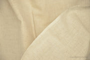 Organic Handwoven Cotton+Linen Fabric  - NATURAL BLENDS ( Dish Cloth Fabric, Unbleached Dyeable )