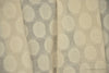Organic Cotton Handwoven Fabric - LOOMSTATE ( Floral Medallions, Unbleached Dyeable )