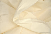Organic Cotton Stretch Fabric ( Voile Lycra, Unbleached Dyeable )