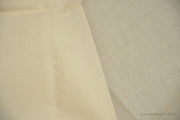 Organic Cotton Handwoven Fabric - LOOMSTATE ( GOTS Cambric, Unbleached Dyeable )