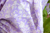 Block Printed Organic Cotton Fabric - SWEET SUMMER ( Floral All Over, Lavender )