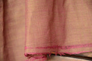 Light Cotton Fabric - Hand Spun Yarn, Hand Woven on Vintage Hand Looms. SUMMER BREEZE - Monet's Lilies