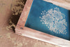 Pre-made Silk Screen for easy use. Screen Print, Fabric Print Tool. Print on fabric and paper. Florals 02