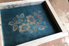 Pre-made Silk Screen for easy use. Screen Print, Fabric Print Tool. Print on fabric and paper. Florals 01