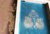 Pre-made Silk Screen for easy use. Screen Print, Fabric Print Tool. Print on fabric and paper. Peacock 02
