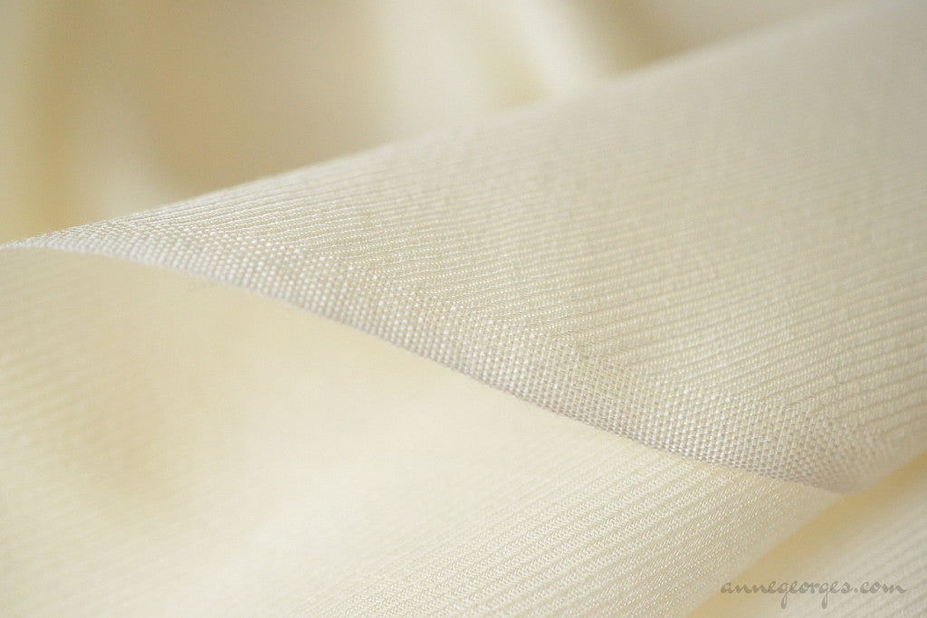 Silk + Merino Woven Twill Fabric - NATURAL BLENDS ( Silk+Merino