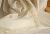 Organic Soft Silk+Cotton Fabric - NATURAL BLENDS ( Soft Silk Cotton, Unbleached Dyeable )