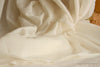 Organic Soft Silk+Cotton Fabric - NATURAL BLENDS ( Soft Silk Cotton, Unbleached Dyeable )