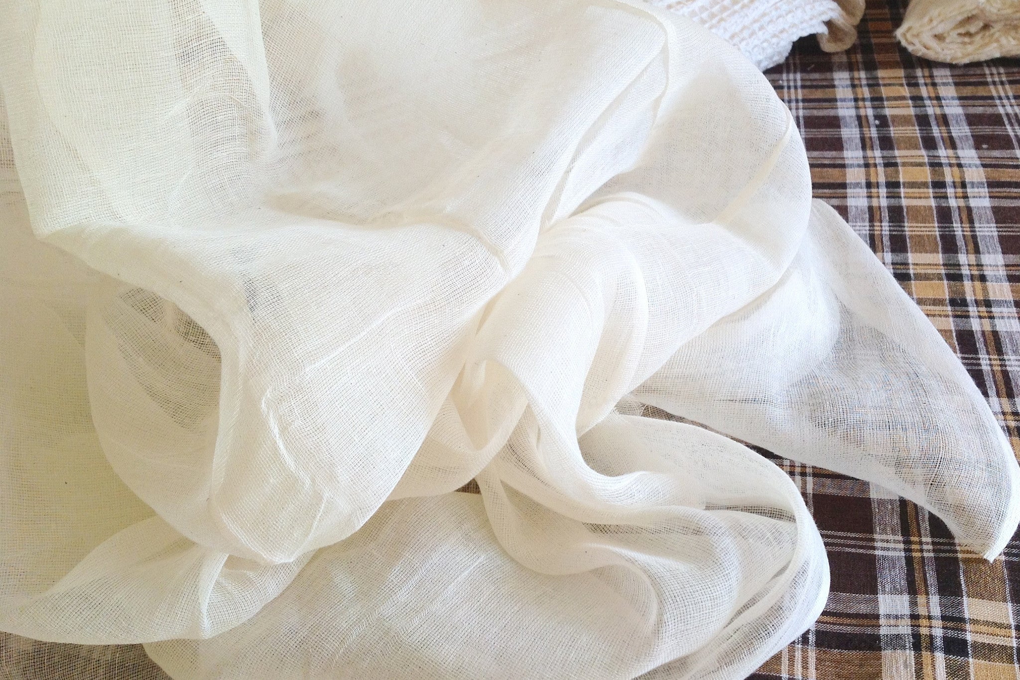 Organic Cotton Gauze 60s ( Unbleached Dyeable )