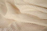 Organic Cotton Handwoven Fabric for Bathrobes, Towels, 60 inches wide - LOOMSTATE (Waffle Cloth, Dyeable )